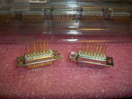 GOLD PIN CONNECTORS, NORCOMP 172-015-141-001, 77PCS.