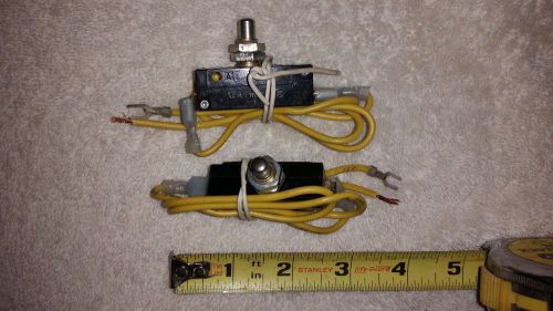 Lot 2 unimax push button switch 15 amp 125 - 250 vac 3/4 hp 125 vac 1 1/2 hp 250 for sale