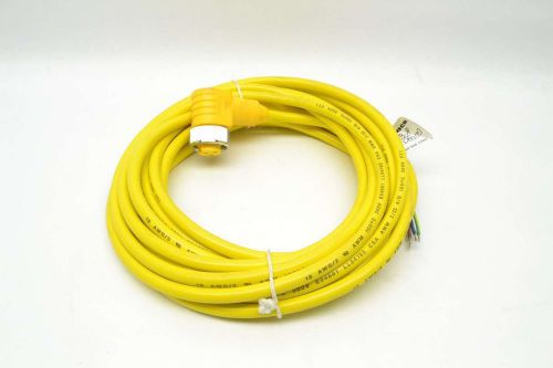 TURCK WKM 30-6M MINI FAST CONECTOR 3P PIN 90 DEGREE CORDSET CABLE-WIRE B410811