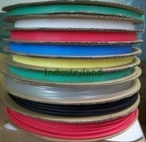 4mm Diameter Heat Shrinkable Tube Shrink Tubing 5M Color Black IOZ