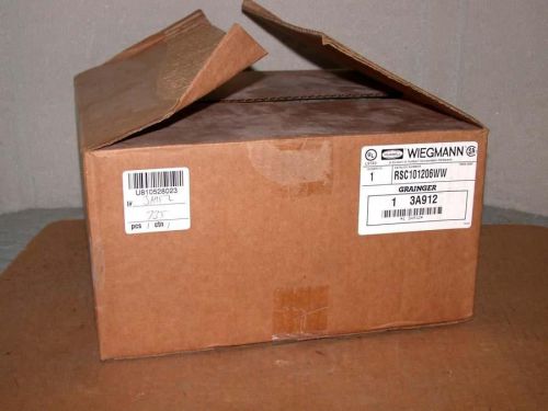 New Hubbell Wiegmann RSC101206WW Junction &amp; Pull box 3A912 12 x 10 x 7