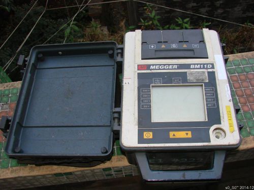 Spare part nopower up megger bm11d 5kv digital insulation tester for sale