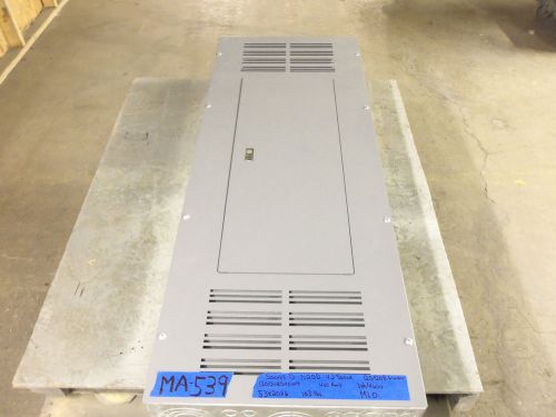 Square d breaker panel panelboard 400 amp 208v 240v 120v 3 phase mlo nqod 300 for sale