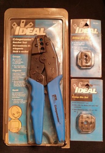 Ideal Crimpmaster Tool &amp; 2 Die sets