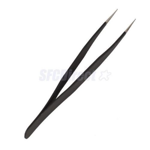 Anti-magnetic Antistatic Straight Tips Tweezer Jewelry Craft Making Repair Tool