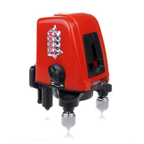 AK435 360degree Self-leveling Cross Laser Level Red 2 Line 1 Point