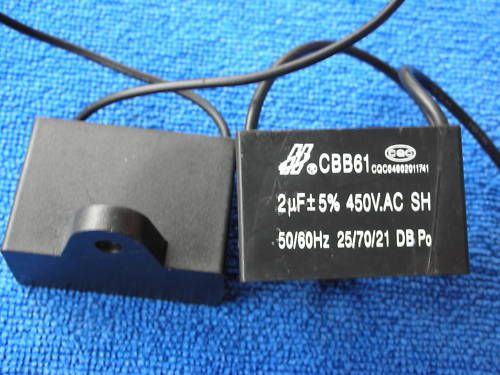 10, FAN Metallized Capacitor 450V 50/60Hz 2uF CBB61