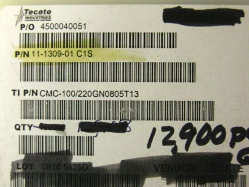 12900 pcs tecate cmc-100/220gn0805t13 for sale