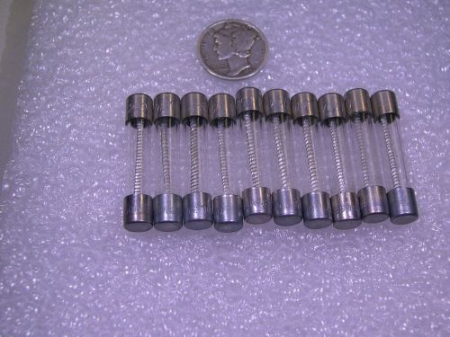 Buss mdl glass fuse 3.5a 250v 3ag slow blow cooper 6x32mm new lot qty: 10 fuses for sale