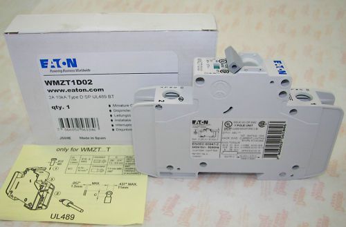 EATON WMZT1D02 Thermal Magnetic Min. Circuit Breaker    NIB  NOS