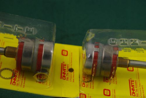 Two NOS NIB Ohmite Type AB 50K Ohm Stacked Potentiometers