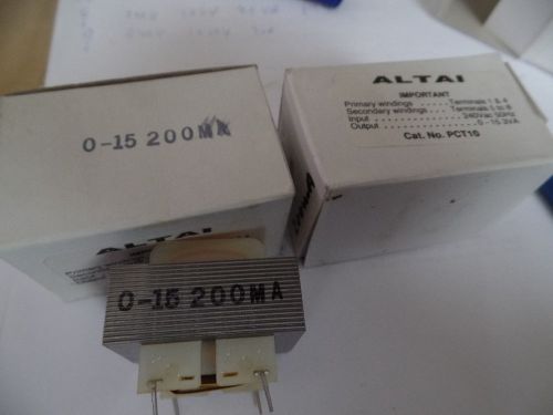 9 transformers  pcb mount 240v  15 volt 3 va for sale