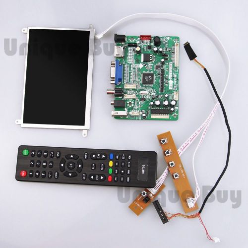 HDMI VGA CVBS AUDIO USB Controller Board+5.6&#034; TFT HYUNDAI HV056WX1 1280*800