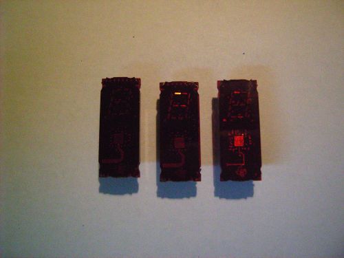 3pcs TIL307 7 segment LED display with logic