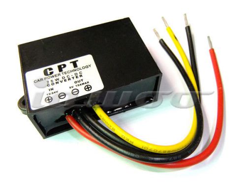 Dc 12v/24v to 5v 15a  buck converter car power supply  inverter for sale