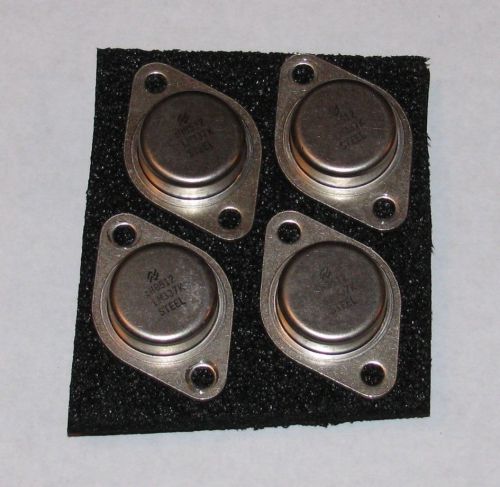 (4) LM337K Steel 1.5-amp Adjustable Negative Voltage Regulators TO-3