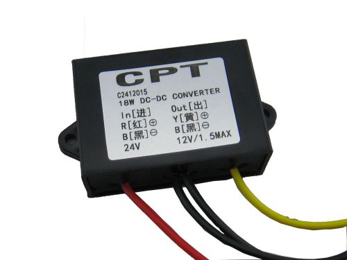 1.5a 18w power adapter dc buck converter car power supply volt regulator 12v/5v for sale