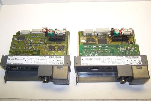 2) ALLEN BRADLEY 1747-L541 SERIES B &amp; 1747-L532 SERIES D PROCESSOR MODULE LOT 2