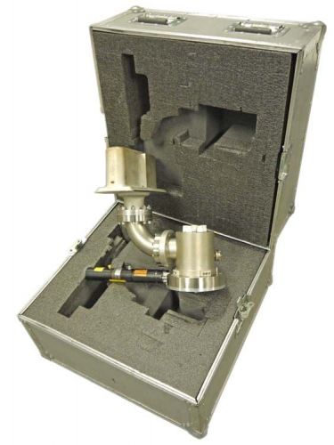 Mdc ablm-133-1-s/l uhv pneumatic linear motion feedthrough w/valve assembly #2 for sale