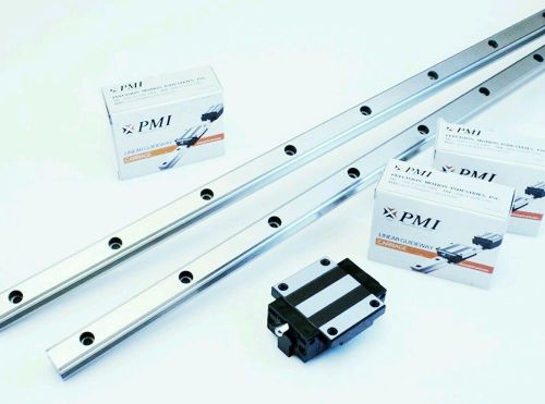 PMI  Linear Rail  600mm 2 Rails + 4 Blocks CNC Router milling machine USA