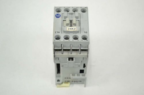 ALLEN BRADLEY 100-C16ZJ10 SERIES B 600V-AC 24V-DC 15HP 30A AMP CONTACTOR B351785