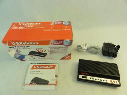 149283 New In Box, US Robotics 5686E Fax Modem, 56K, V.92 and V.90 ITU