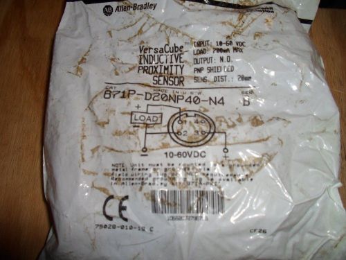 ALLEN BRADLEY 871P-D20NP40-N4 PROXIMITY SENSOR (NEW IN PACKAGE)