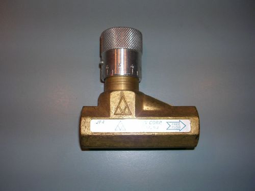 Alkon Brass .5&#034;  Flow Control Valve JF4 NEW