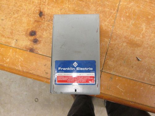 Franklin Electric 1 HP 230V starter model 2801084915