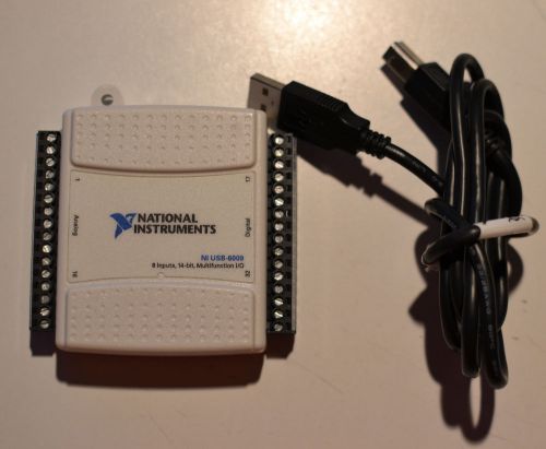 National Instruments USB-6009 Data Acquisition Card, NI DAQ, Multifunction