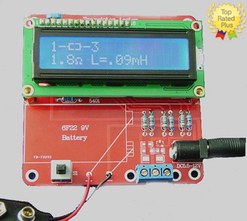 Capacitance ESR Inductance Resistor LC Meter Tester NPN PNP Mosfet M168 DIY Kit