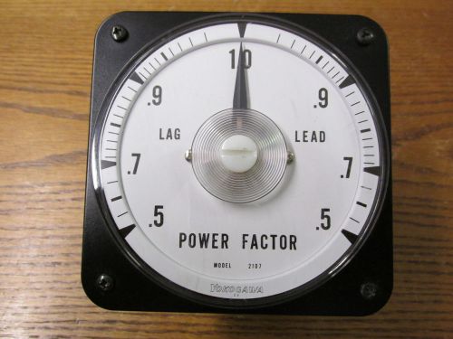 Yokogawa model 210 power factor meter 3 phase 120v 5a 50/60hz for sale