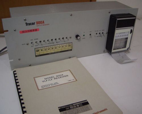 Tracor 900A 100Hz-75.6KHz VLF/LF Receiver