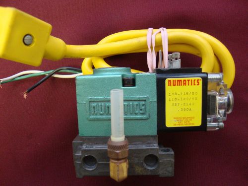 NUMATICS 237-214B  VALVE w/11SAD444C VALVE &amp; CABLE &amp; FITTINGS