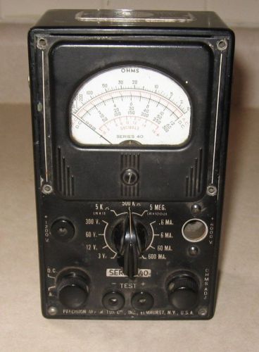 Vtg. Precision Ohmmeter Series 40 Electronic Test Equipment