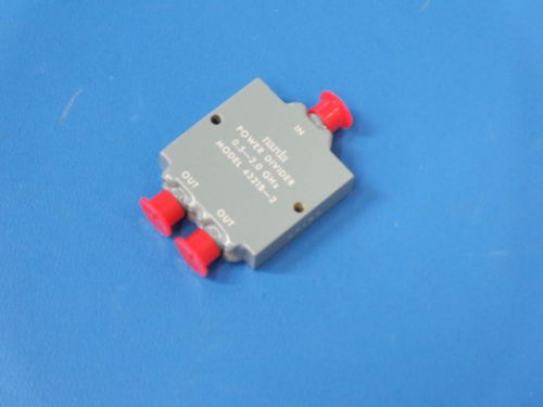 NARDA 4321B-2,  0.5GHz-2.0GHz Microwave Two-Way RF Power Divider/Splitter F-SMA