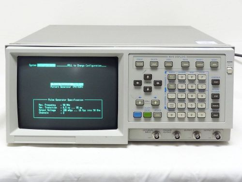 Keysight/Agilent 8118A 100Mbit/s PULSE PATTERN GENERATOR