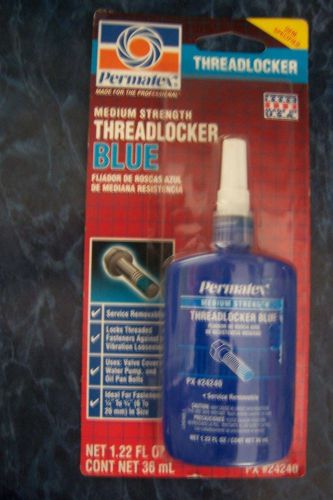 36 mL. Medium Strength Blue Threadlocker