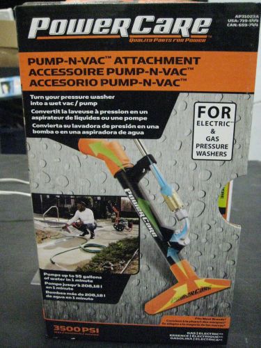 Powercare AP31023 Pump N Vac Attachment 3500 psi Pressure Washer 730s 719544