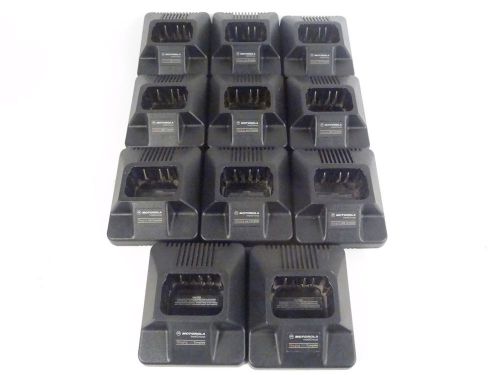 LOT OF 11 Motorola HTN9042A Class B 120V Charger Base