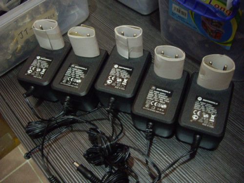 5x Original Motorola power supplies for GP-328 radios