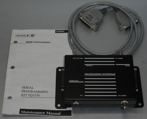 Open Bag GE Ericsson TQ3370 Radio Interface Programmer Box Quantity Available