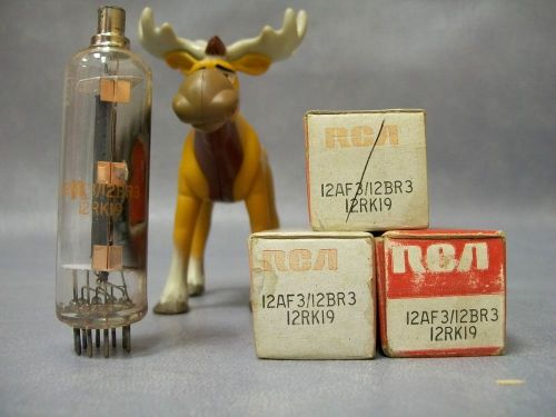 RCA 12AF3 / 12BR3 / 12RK19 Vacuum Tubes  Lot of 3