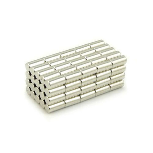 100pcs 3x6mm Cylinder Neodymium Super Refrigerator Fridge Magnets Craft N35