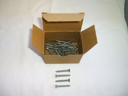 Vintage Dave Grattan, Qty 30, #8, 1 1/4&#034;, Phillips Flat sheet metal screws, NOS