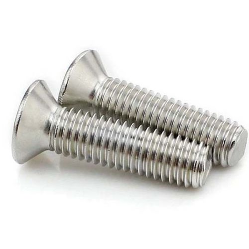 Machine screws phillips flat head stainless steel 304 m3x12 slotted silver black for sale