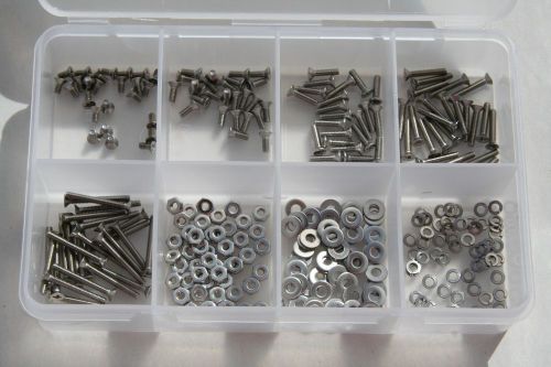 4-40 X 3/16&#034; THRU 3/4&#034;  STAINLESS STEEL PHIL FLAT HEAD MACHINE SCREW ASSORTMENT