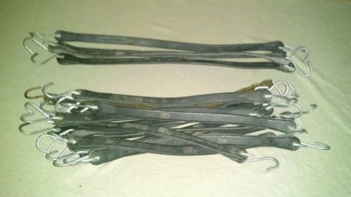 Lot of 18 Goldline Rubber Tarp Strap with Hooks