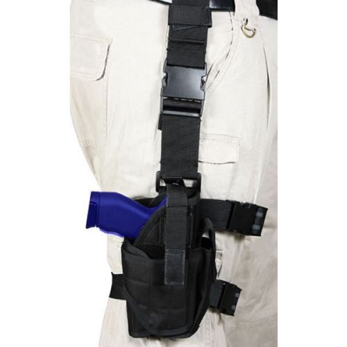 Black tactical large frame semi auto 5 inch barrel pistol gun holster for sale