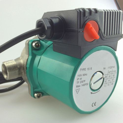 3/4&#034; 110V Hot Water Circulation Pump SS NPT Circulator Pump For Solar Heater